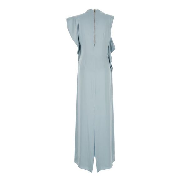 fendi light blue dress Fendi 2017 transparent light blue organza maxi dress  Heterodoxa_